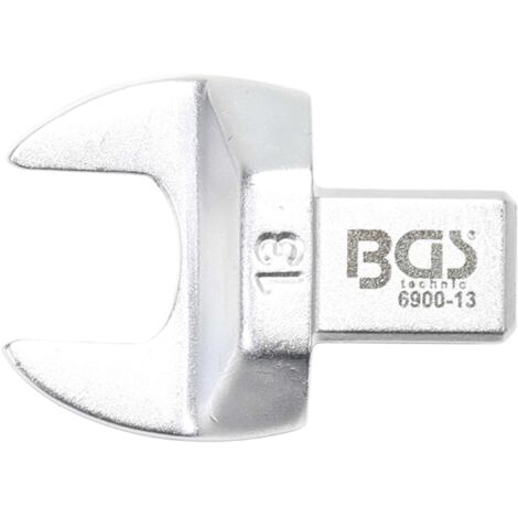 Bgs Clé plate 13 mm chromée mate robuste
