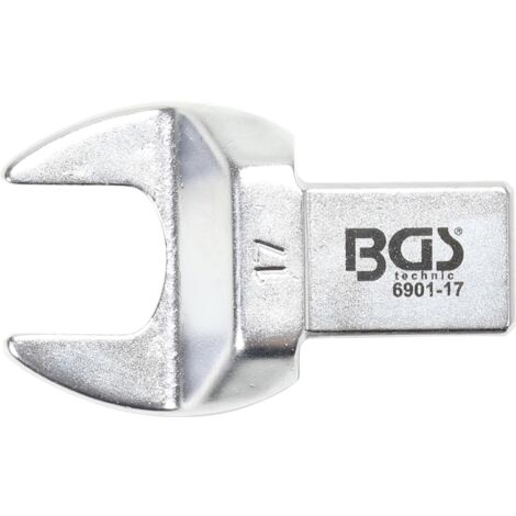 BGS Clé plate 17 mm Empreinte 14 x 18 mm
