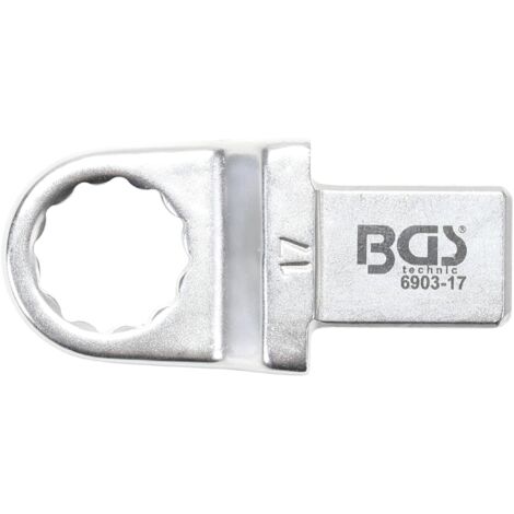 BGS Clé polygonale à douille 17 mm logement 14 x 18 - 6903-17