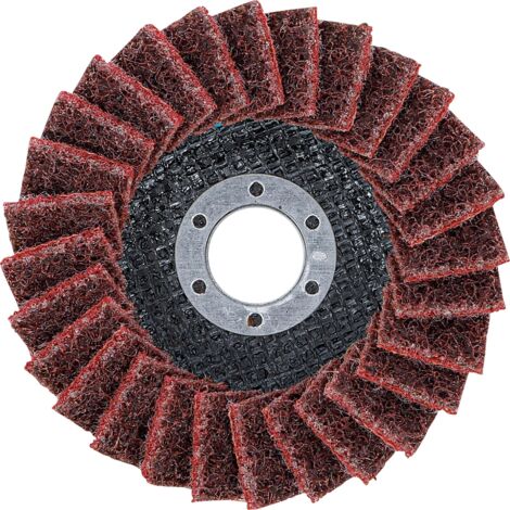 BGS Disque abrasif en éventail Vlies Ø 115 mm Granulométrie 120 - 74473