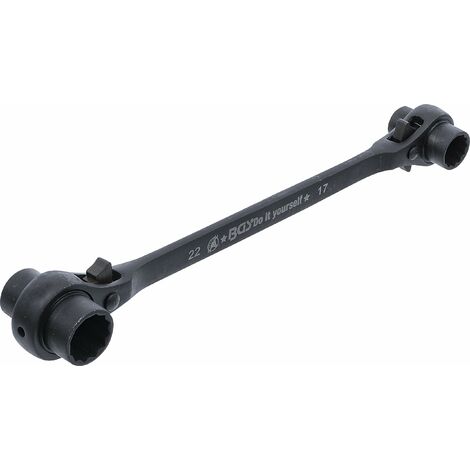BGS Diy 6843  Cricchetto per ponteggi  4 in 1  SW 14 – 17 – 19 – 22 mm  Cricchetto per ponteggi