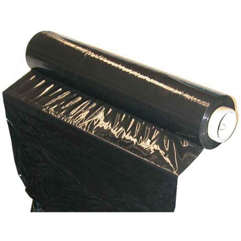 BGS Do it yourself Stretchfolie schwarz 500 mm x 300 m, 23 µm