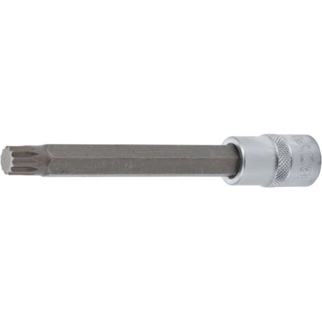 BGS Douille à embouts longueur 140 mm 12,5 mm (1/2") denture multiple intérieure (pour XZN) M12