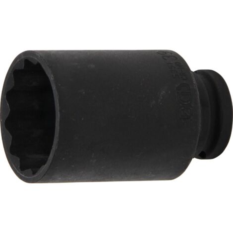BGS Douille de force entraînement dodécagonal carré intérieur 12,5 mm (1/2") SW 39 mm - 5351