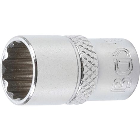 BGS Douille d'entraînement à douze pans Carré intérieur 6,3 mm (1/4") SW 10 mm - 10780