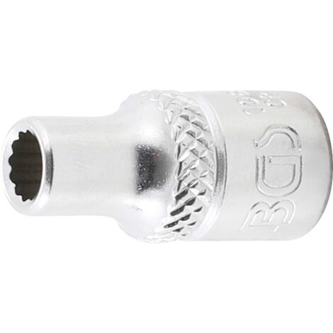 BGS Douille pour clé, douze pans 6,3 mm (1/4") 3/16"