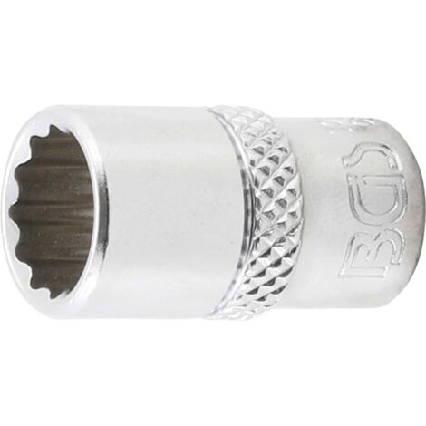BGS Douille pour clé, douze pans 6,3 mm (1/4") 3/8"