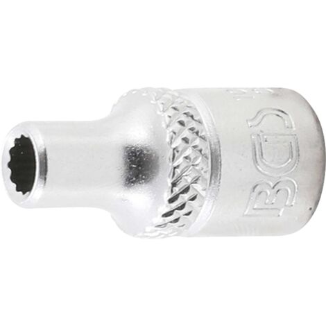 BGS Douille pour clé, douze pans 6,3 mm (1/4") 5/32"