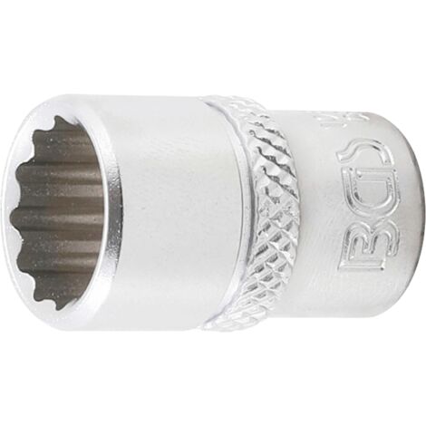 BGS Douille pour clé, douze pans 6,3 mm (1/4") 7/16"