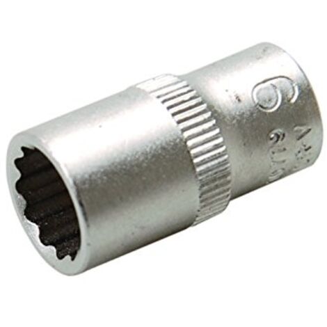 BGS Douille pour clé, douze pans 6,3 mm (1/4") 9 mm