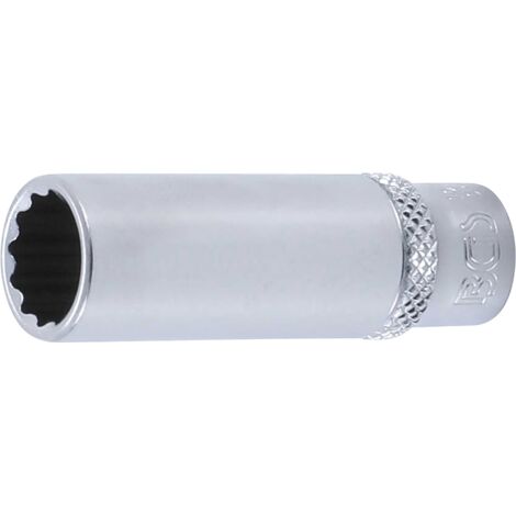 BGS Douille pour clé, douze pans, longue 6,3 mm (1/4") 11 mm