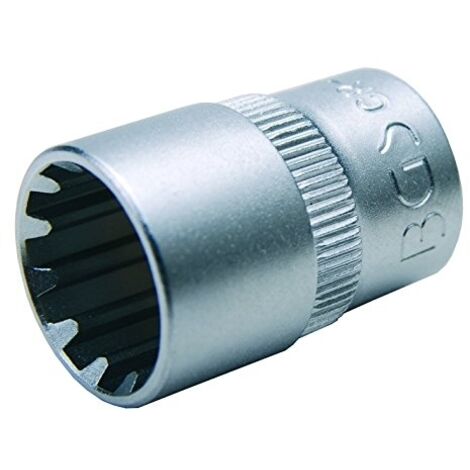 BGS Douille pour clé, Gear Lock 6,3 mm (1/4") 6 mm