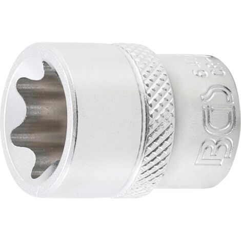 BGS Douille pour clé, profil E 10 mm (3/8") E18