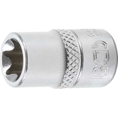 BGS Douille pour clé, profil E 6,3 mm (1/4") E11