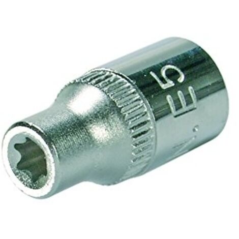 BGS Douille pour clé, profil E 6,3 mm (1/4") E5