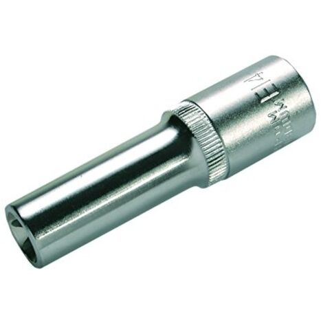 BGS Douille pour clé, profil E, longue 12,5 mm (1/2") E14
