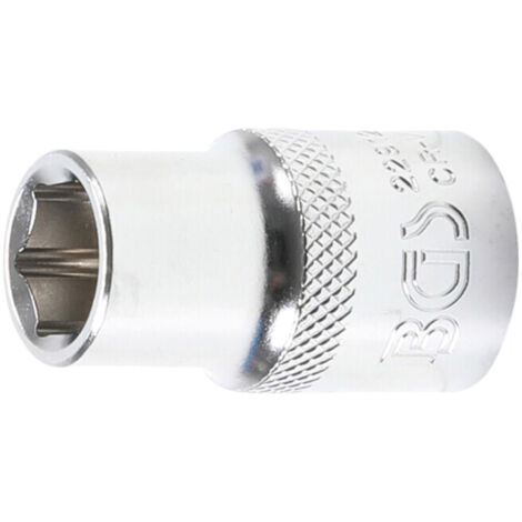BGS Douille pour clé, six pans 12,5 mm (1/2") 12 mm