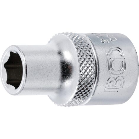 BGS Douille pour clé, six pans 12,5 mm (1/2") 3/8"