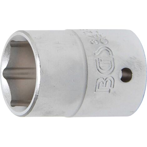 BGS Douille pour clé, six pans 20 mm (3/4") 26 mm