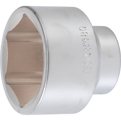BGS Douille pour clé, six pans 25 mm (1") 80 mm