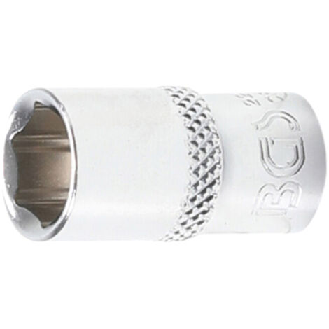 BGS Douille pour clé, six pans 6,3 mm (1/4") 9 mm