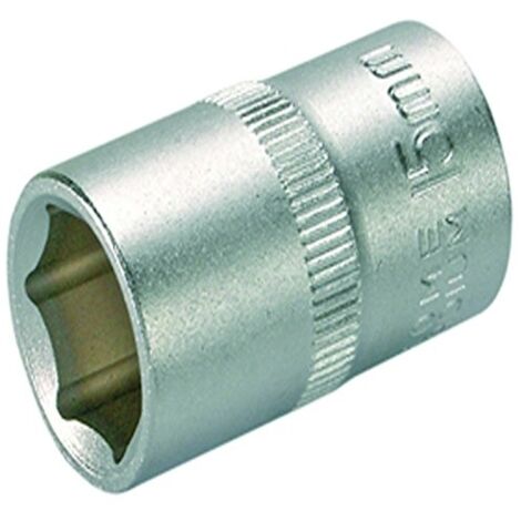 BGS Douille six pans entraînement carré intérieur 10 mm (3/8") SW 15 mm - 10615