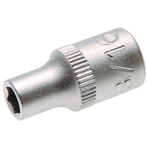 BGS Douille six pans entraînement carré intérieur 6,3 mm (1/4") SW 3/16" - 10651