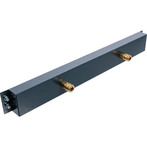 BGS Druckluft-Anschlussleiste 2-fach für Schrankwand-System - 80191