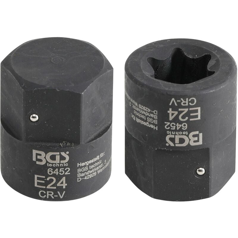Bussola per pinze freno profilo E (per Torx) per MAN TGA attacco esagono esterno 30 mm E24