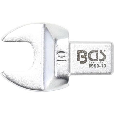 BGS Einsteck-Maulschlüssel 10 mm Aufnahme 9 x 12 mm - 6900-10