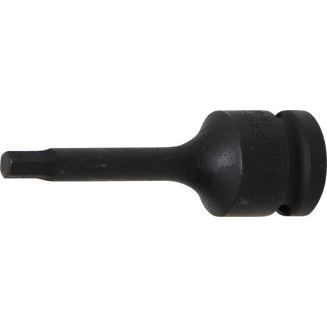 BGS Embout de force entraînement carré femelle 12,5 mm (1/2") six pans femelle 6 mm - 5481-M6