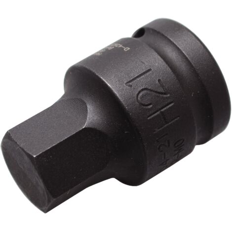 BGS Embout de force entraînement carré femelle 20 mm (3/4") hexagone femelle 21 mm - 5054-21