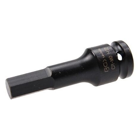 BGS Embout de force entraînement carré intérieur 12,5 mm (1/2") hexagone intérieur 12 mm - 5481-M12