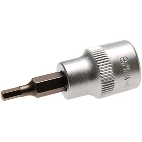 BGS Embout d'entraînement carré femelle 10 mm (3/8") hexagone femelle 1/8" - 2720