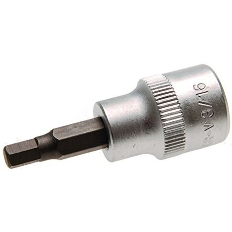 BGS Embout d'entraînement carré femelle 10 mm (3/8") hexagone femelle 3/16" - 2722