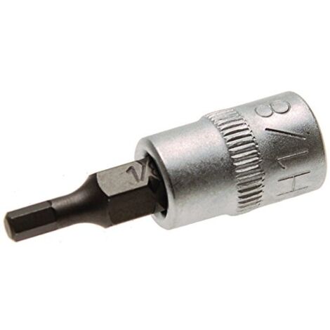 BGS Embout d'entraînement carré intérieur 6,3 mm (1/4") hexagone intérieur 1/8" - 2741
