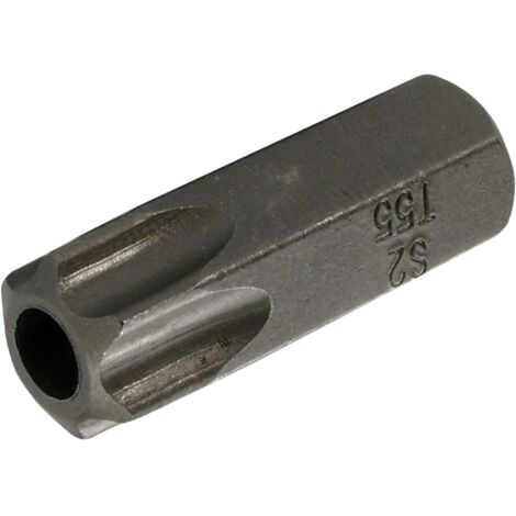 BGS Embout longueur 30 mm 10 mm (3/8") profil T (pour TX) avec perçage T55