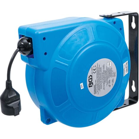 BGS Enrouleur de câble automatique 15 m - 3379
