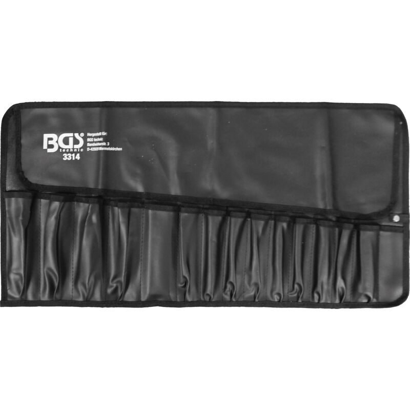 Borsa arrotolabile per utensili con 15 scompartimenti 660 x 320 mm vuota