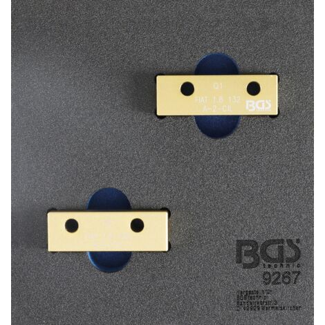 BGS Garniture de chariot d'atelier 1/6 : Jeu d'outils de blocage d'arbre à cames pour Fiat / Lancia 1.8l 16V - 9267
