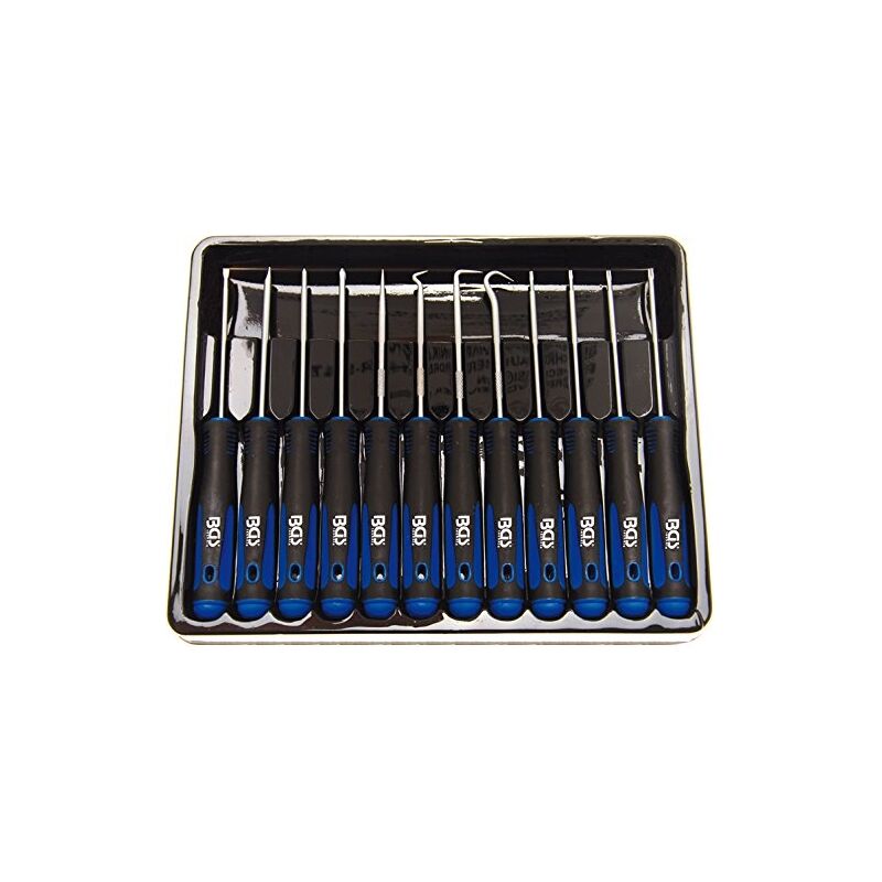 Bgs hakensatz de mécanique de précision, tournevis - 12 pièces, 8833