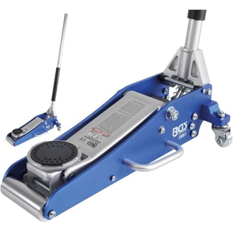 BGS TECHNIC Rangier-Wagenheber hydraulisch Aluminium-Stahl-Konstruktion 1,5 t