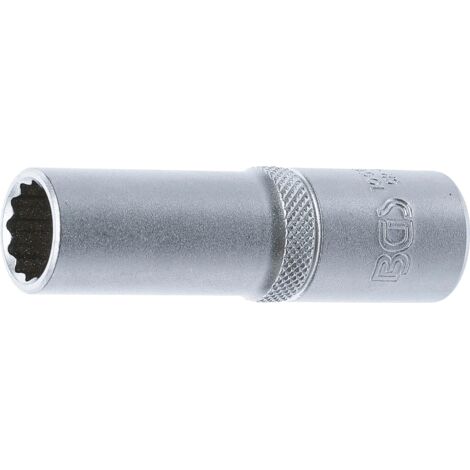 BGS Impact socket, Deep, punti, 1/5,1 cm, 14 mm, 1 pezzo, nero