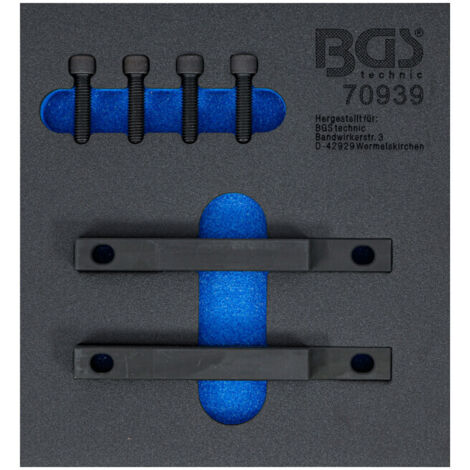 BGS Insert de servante d'atelier 1/6 : Coffret de calage pour Porsche Macan 3.0DS, 3.0S, 3.6 Turbo