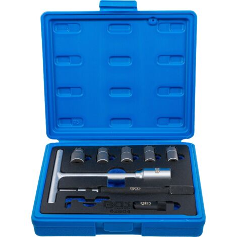BGS Jeu de fraises pour siège d'étanchéité d'injecteur 9 pièces - 62604