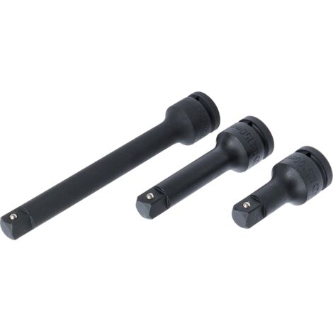 BGS Jeu de rallonges de force carré mâle/carré femelle 20 mm (3/4") 3pcs - 8840