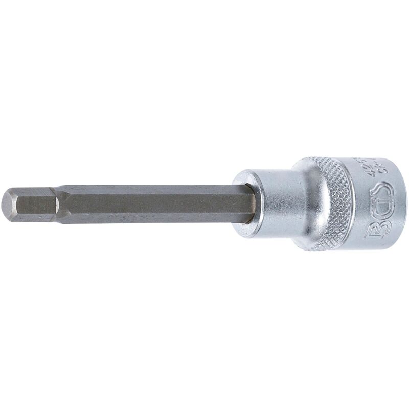 Bgs - jeu d'embouts 12,5 mm (1/2), interne à tête hexagonale - longueur 100 mm, 7 mm, 4262 jauge