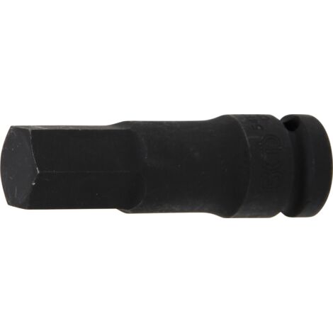 BGS Kraft-Bit-Einsatz Antrieb Innenvierkant 12,5 mm (1/2") Innensechskant 19 mm - 5481-M19