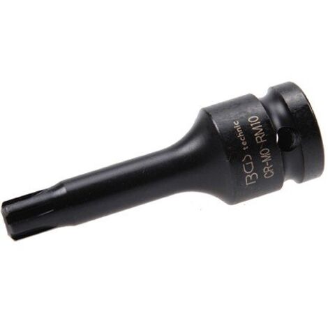 BGS Kraft-Bit-Einsatz Antrieb Innenvierkant 12,5 mm (1/2") Keil-Profil (für RIBE) M10 - 5483-M10