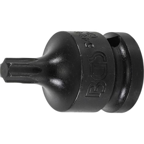BGS Kraft-Bit-Einsatz Antrieb Innenvierkant 12,5 mm (1/2&quot) T-Profil (für Torx) T45 - 5486-T45